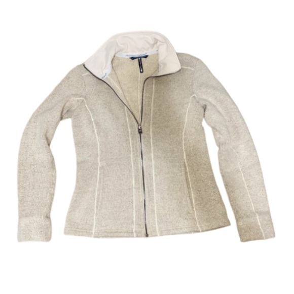 Fuzzy Warm KUHL $99 Stella Full Zip Fleece Lined Jacket Sweater Cozy Winter Sm - Picture 1 of 13